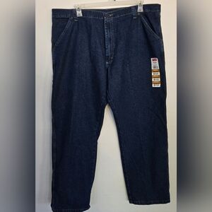 Five Star Dark Blue Relaxed Men's Jeans Size 42x30